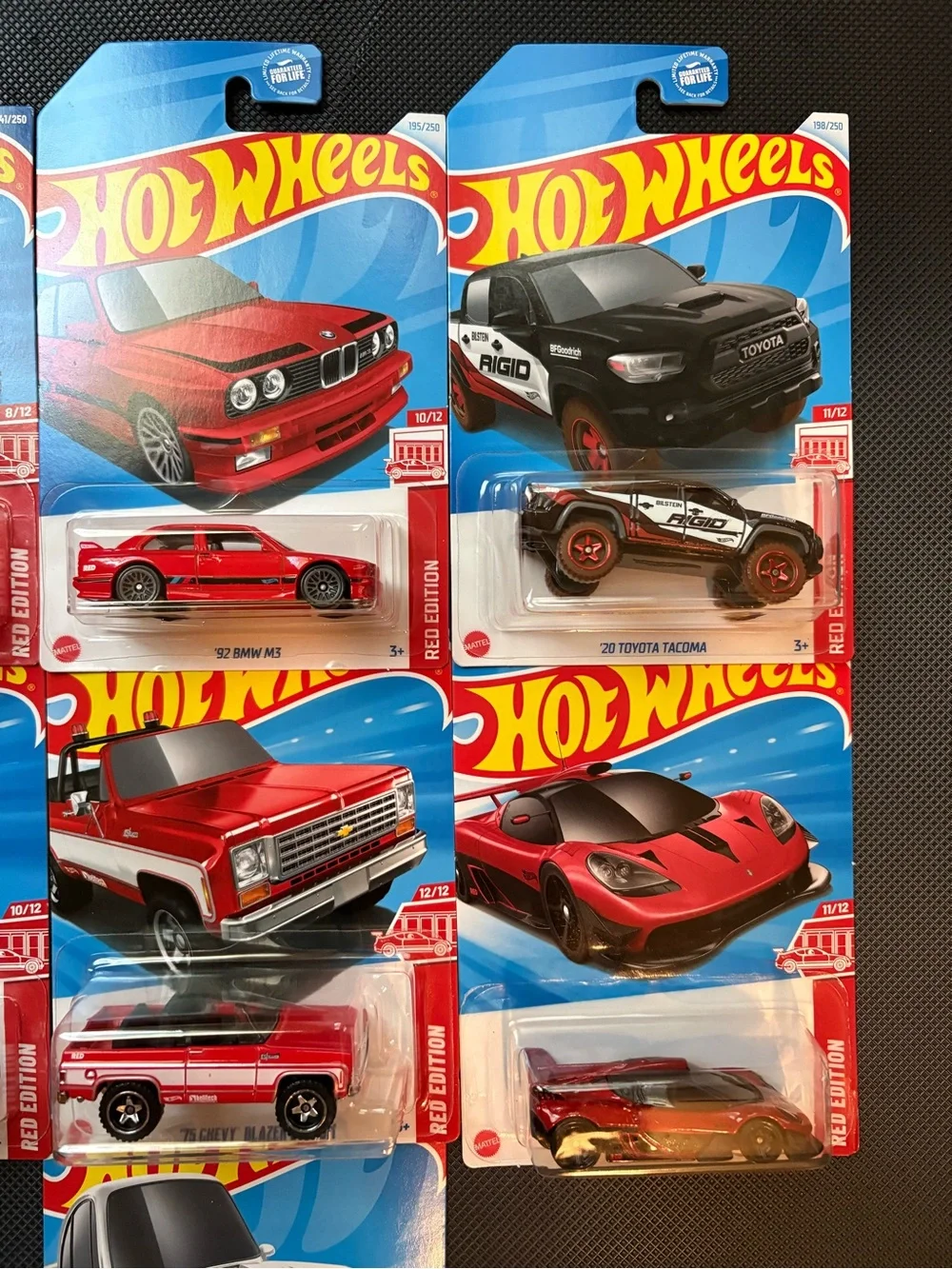 Hot Wheels Red Edition Target Exclusive 7 cars